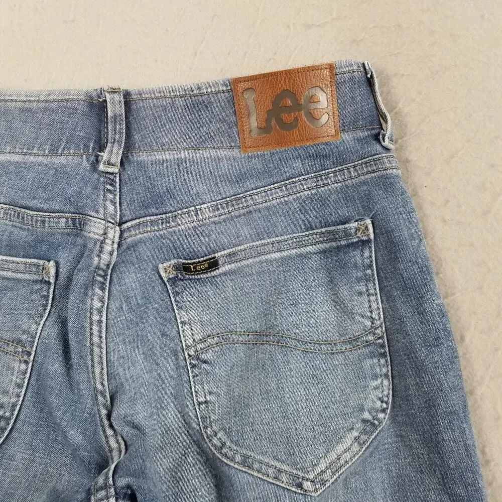 Lee Jeans Mens 30x30 Blue Extreme Motion MVP Straight Taper Stretch Comfort